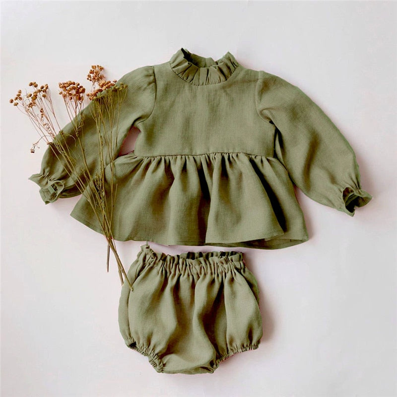 Newborn Baby Girls Fashion Clothing Dress Set