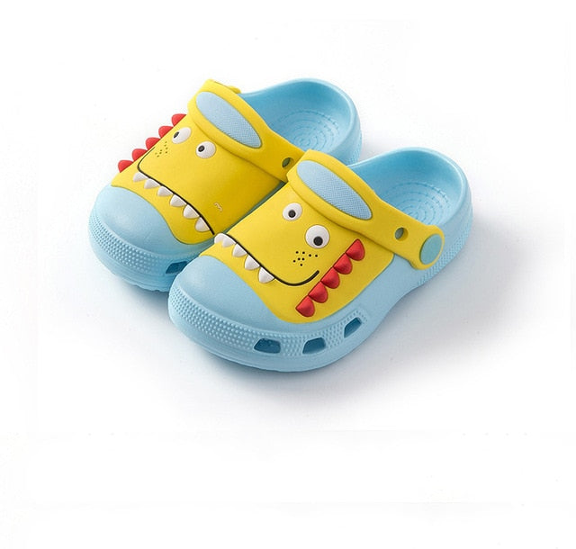 Cute Cartoon Dinosaur Children Summer Slippers Sandal