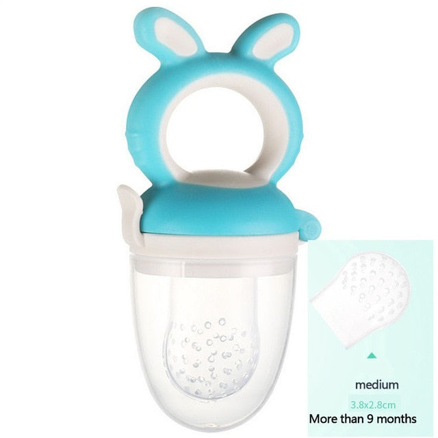 Fresh Food Nibbler Baby Pacifiers Feeder- Fruit feeding nipple Safe Supplies Nipple Teat Pacifier Bottles