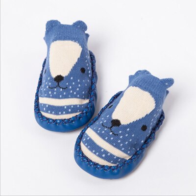 Anti Slip Baby Floor Socks Shoes With Soft Rubber Soles first walker