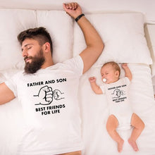 Father and Son Best Friends for Life Family Matching Family Look T Shirt