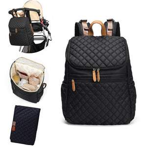 Black Upbabycare Diaper Bag Mummy Backpack
