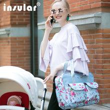 Insular Waterproof Diaper Tote Bag