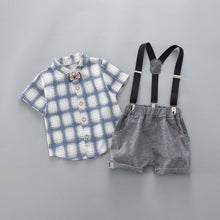 Summer Clothing 2pcs  Set Girls T-shirt + Overalls