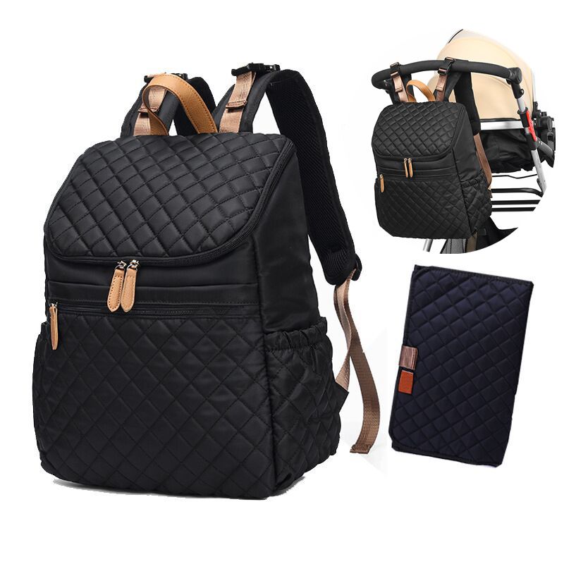 Black Upbabycare Diaper Bag Mummy Backpack