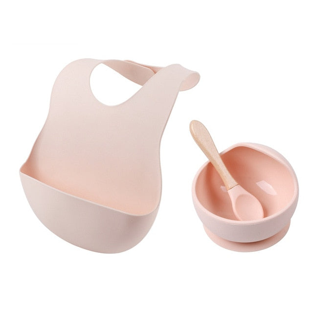 Silicone Baby Feeding Bowl Sets