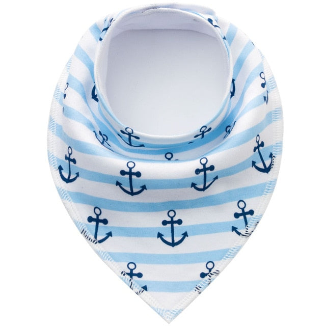 Triangle scarf Cotton Cartoon Baby Bibs