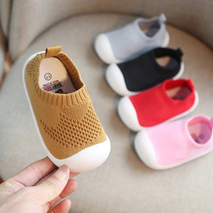 Girls Boys Casual Mesh Shoes Soft Bottom Comfortable Non-slip as Baby First Walker Shoes