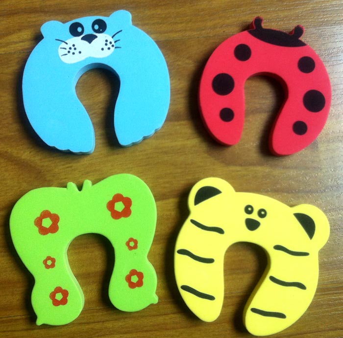 10pcs/lot Corner Protector Baby Safety Slam Stop Cartoon Animal Jammers Stop Edge Corner Guards Door Stopper Child Lock Safety