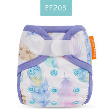 Happy Flute Newborn Tiny Diaper Cover Washable Baby Cover Cartoon Animal Adjustable Nappy Reusable Cloth Diapers Available