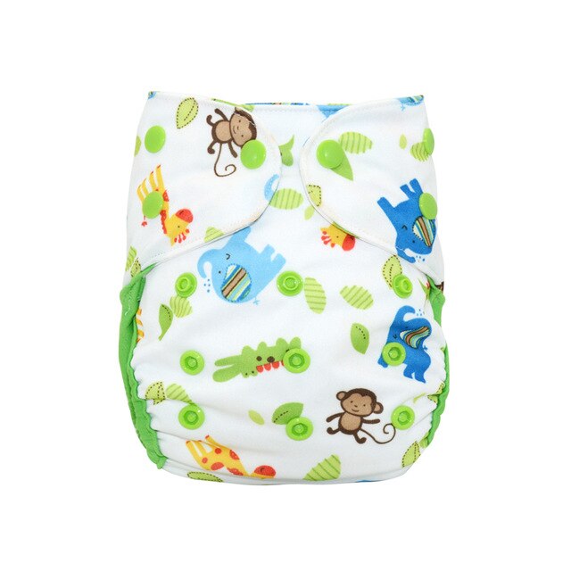 Happy Flute NB/S Cloth Diaper Cover,  With Double Gussets,Fits 3-6months Baby,Without Insert