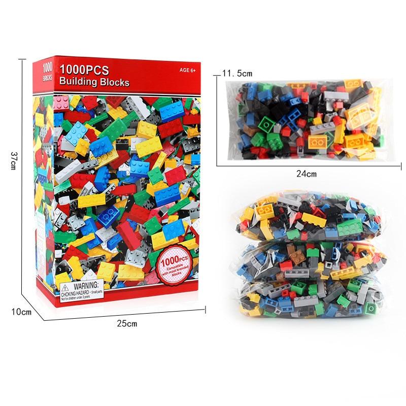 1000 Pieces DIY Building Blocks Creative Bulk Sets  Educational Toys for Children