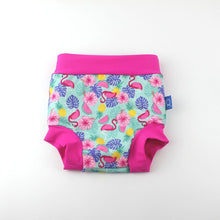 Ocean Fry High Waist Swimming Trunks Printed Swim Diapers