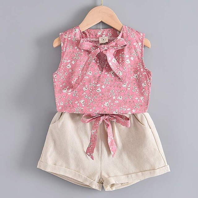 Chic Girls Clothing Sets 2Pcs 3T-7T