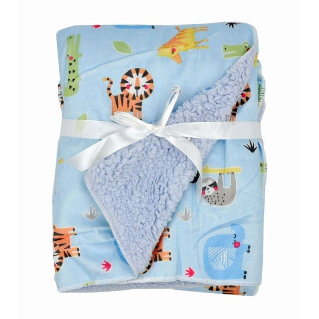 Just Cute Warm Fleece Baby Blankets