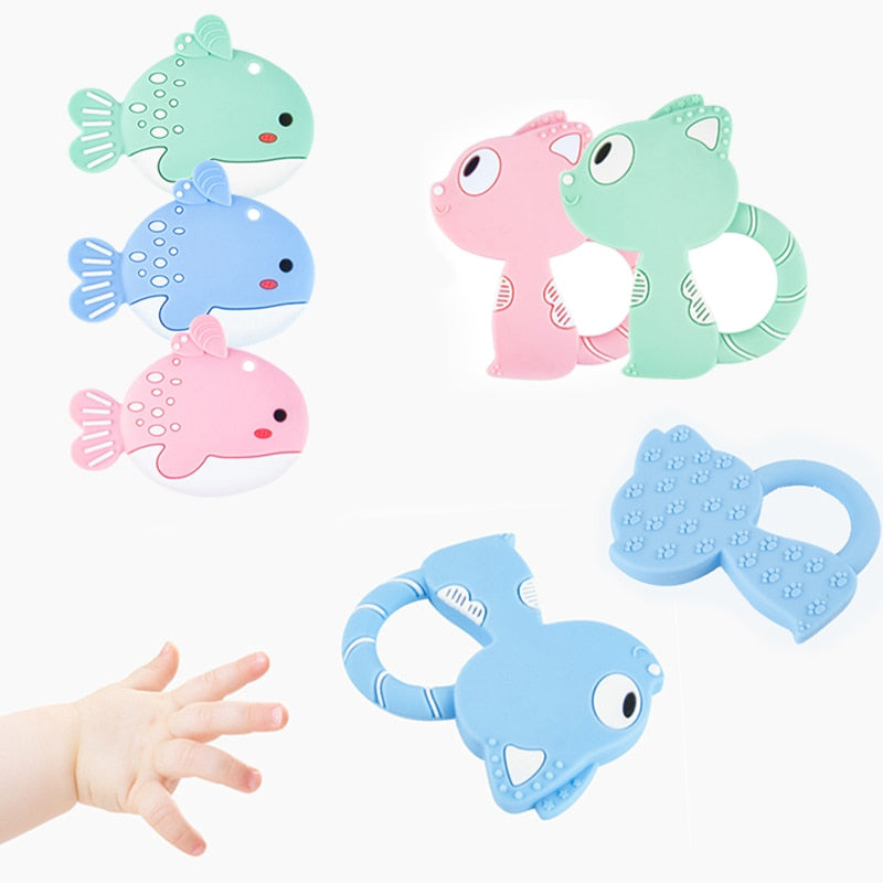 Silicone Baby Teethers Animal 1PC