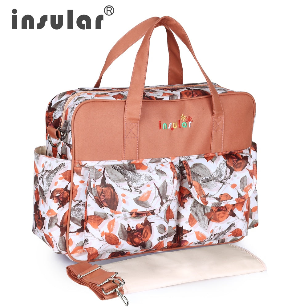 Insular Waterproof Diaper Tote Bag