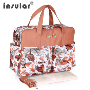 Insular Waterproof Diaper Tote Bag