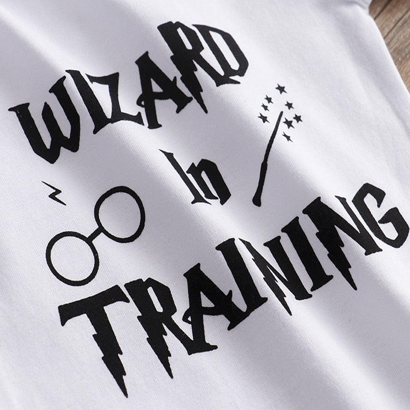 Wizard in training Baby pajama set