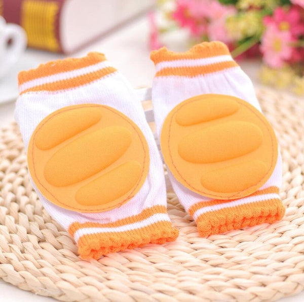 1 Pair Kids Safety Crawling elbow kneepad cushion Toddlers Baby