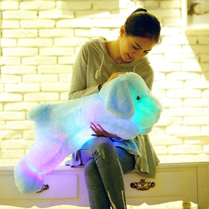 plush luminous LED toys dog