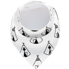 Triangle scarf Cotton Cartoon Baby Bibs