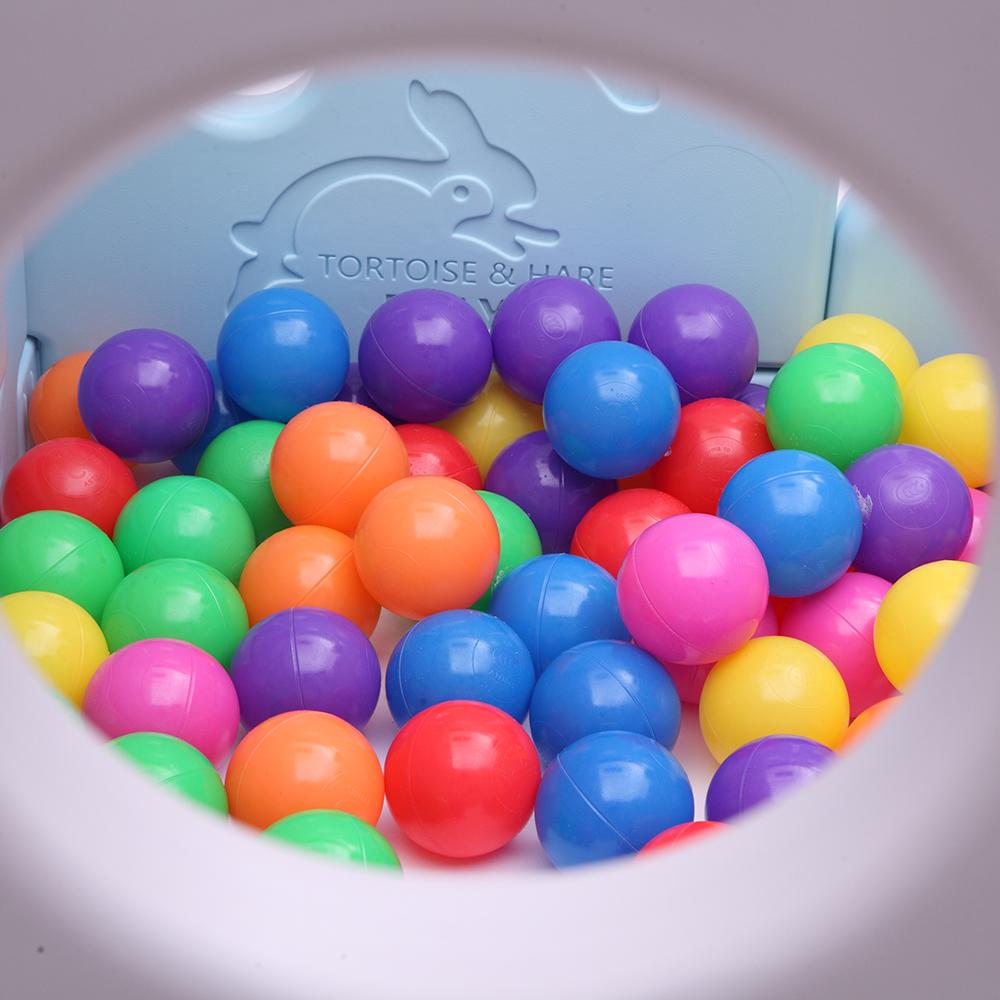 100pcs Colorful 5.5cm Fun Soft Plastic Ocean Ball