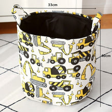 Cartoon Foldable Laundry Basket Toys Storage Organizer