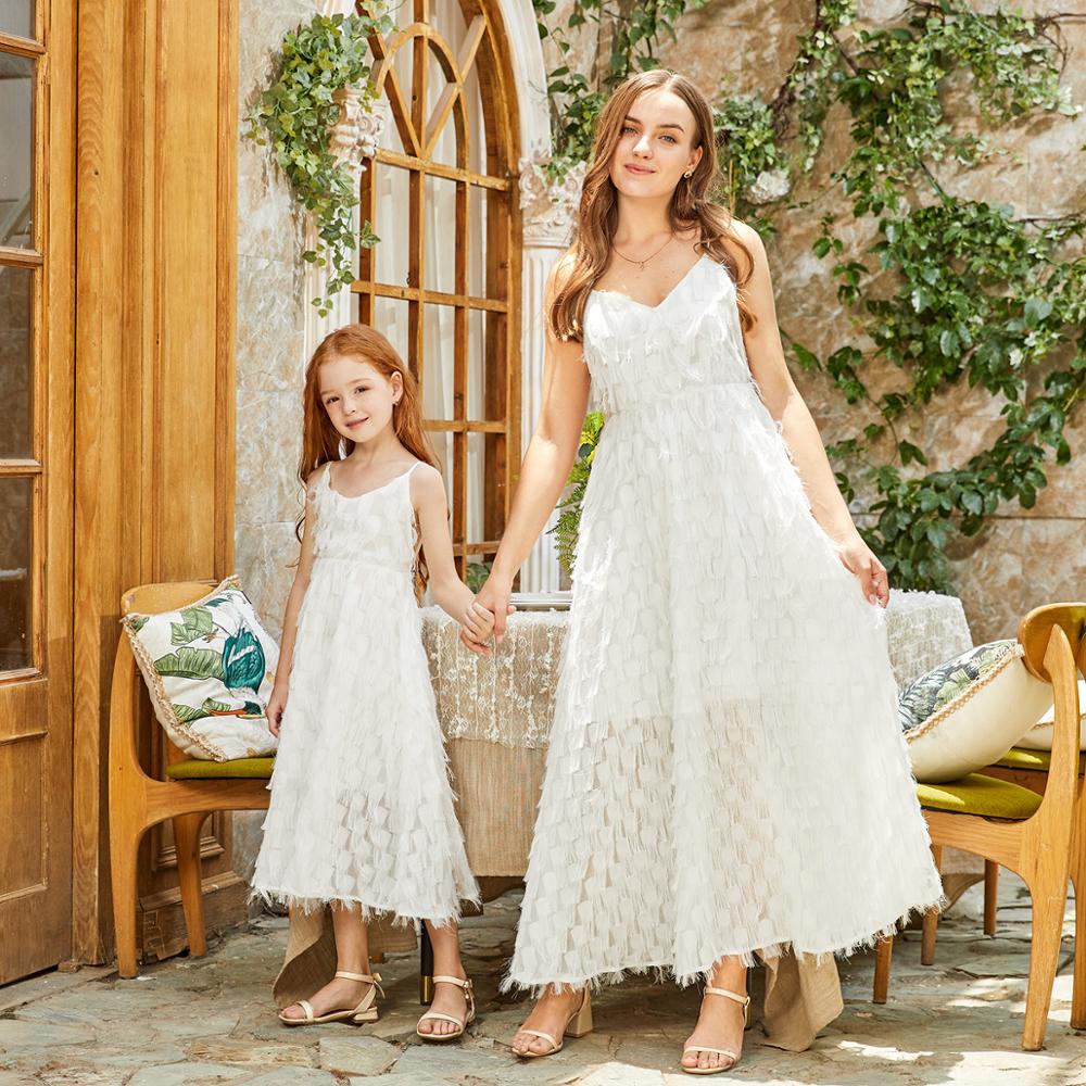 Mommy and Me Matching Outfits - Summer Fluffy Long Dress