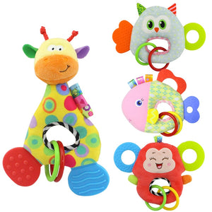 Lovely Stuffed Animal Baby Rattle