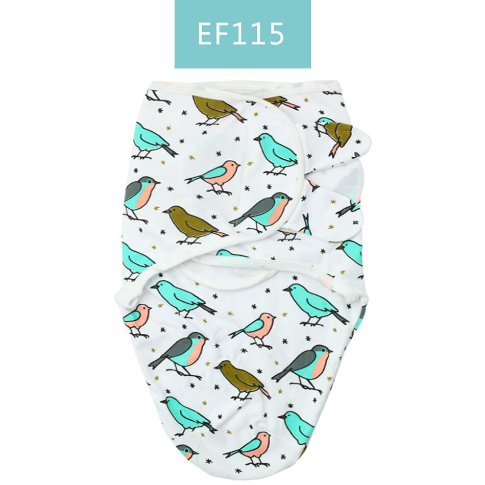 Happy Flute Newborn Baby Swaddle Wrap - 100% Cotton Blanket & Swaddling Wrap Blanket Sleeping Bag