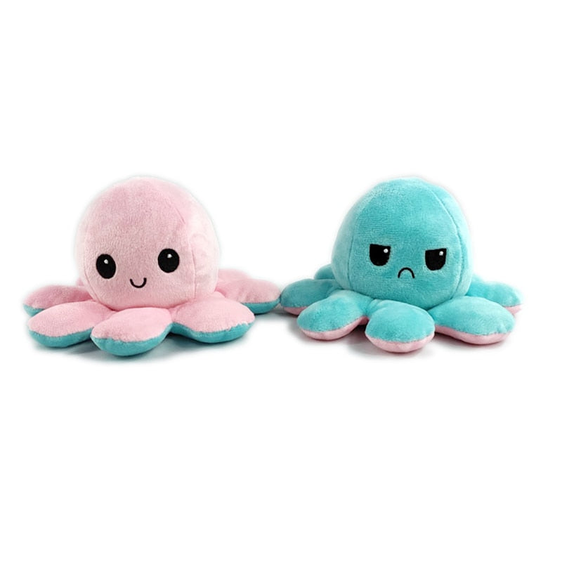 Reversible Flip Octopus Stuffed Plush Toy