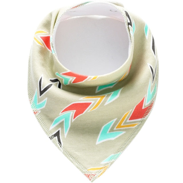 Triangle scarf Cotton Cartoon Baby Bibs