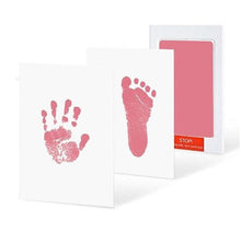 Footprint + Handprint Imprint Kit Baby Ink Pad Storage Memento Kit