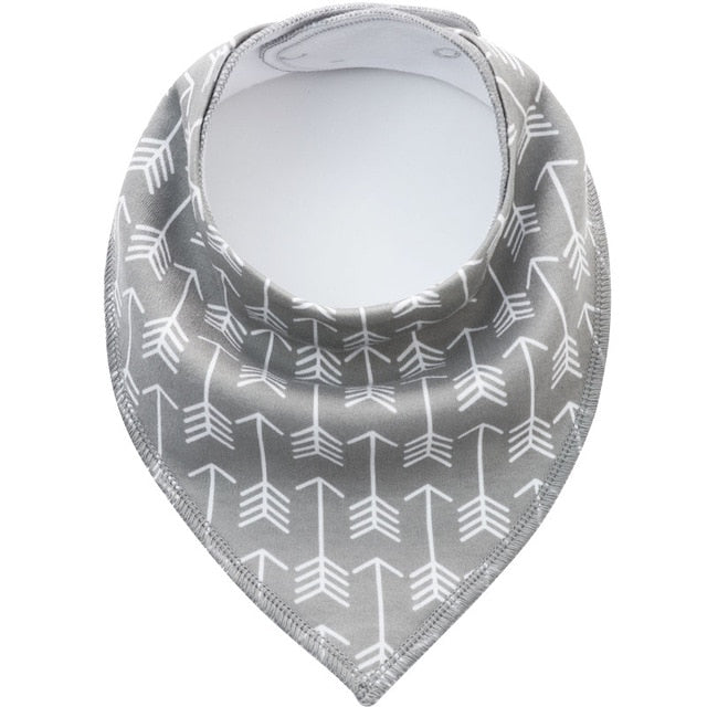 Triangle scarf Cotton Cartoon Baby Bibs