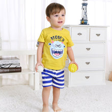 Children Cartoon Summer Boys Clothing Set for boys and girls