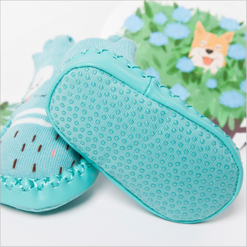 Anti Slip Baby Floor Socks Shoes With Soft Rubber Soles first walker