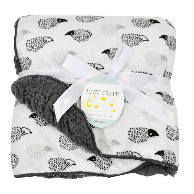 Just Cute Warm Fleece Baby Blankets