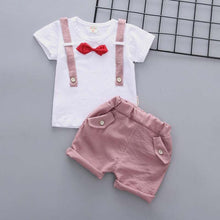 Summer Clothing 2pcs  Set Girls T-shirt + Overalls