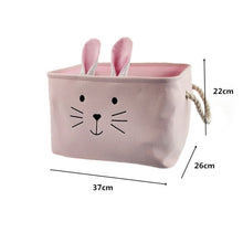 Cartoon Foldable Laundry Basket Toys Storage Organizer