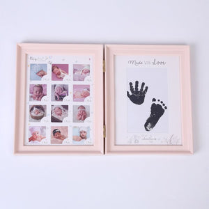 Newborn Baby Hand Foot Ink Pad Print Growth Photo Frame