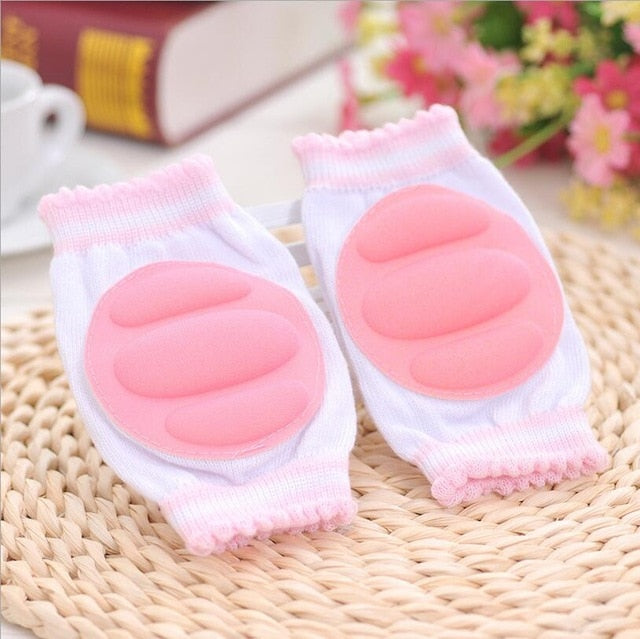 1 Pair Kids Safety Crawling elbow kneepad cushion Toddlers Baby