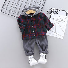 Baby Boys Hooded Tracksuit Tops Pants 2pcs