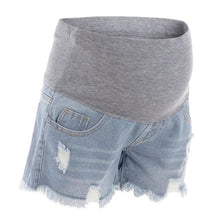 Ripped Maternity Denim Belly Care Shorts  Pants