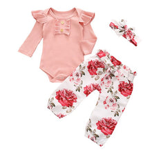 3Pcs Newborn Baby Girl Clothes Set