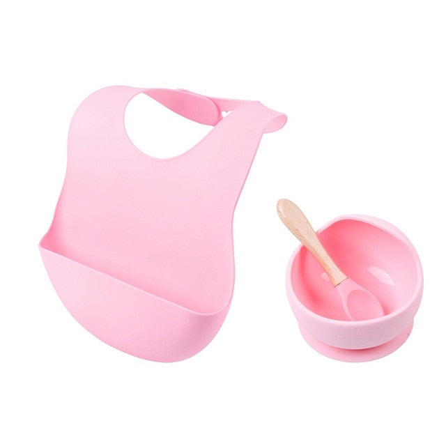 Silicone Baby Feeding Bowl Sets