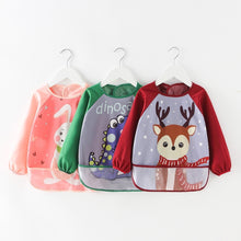 Cute Long Sleeve Waterproof  Bibs Apron Baby & Toddler