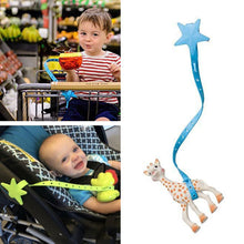 Baby Star Pacifier Chain Strap for Strollee, Toy Holder for Infant Toddler Baby Accessories