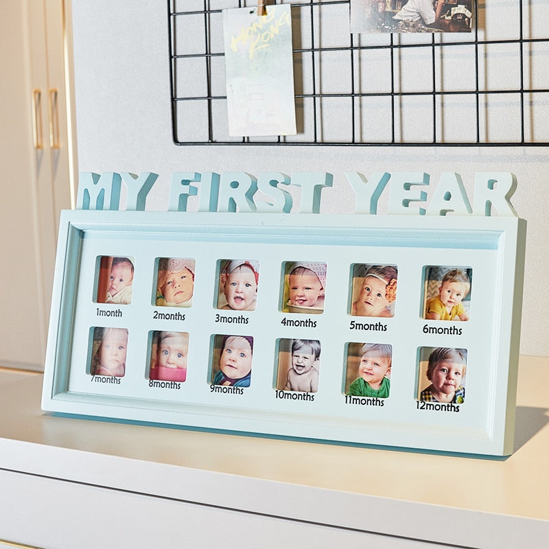 My First Year Baby 12 Month Photo Frame