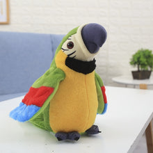 Talking Parrot Plush Toy with Waving Wings